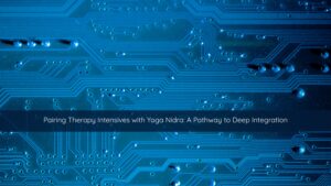 Picture of circuitry symbolizing how intensive therapy and yoga Nidra work together in the body for somatic healing