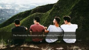 Group of men sharing meaningful conversation in a relaxed setting