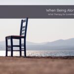 Empty chair in a quiet, sunlit room, evoking the stillness of being alone